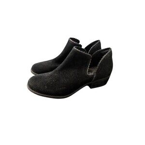 Skechers Texas Ankle Boots Black Water Repellent Women's 9